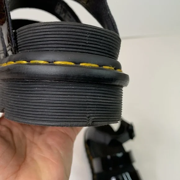 Dr. Martens Blaire Patent Leather Sandals - Picture 8 of 16